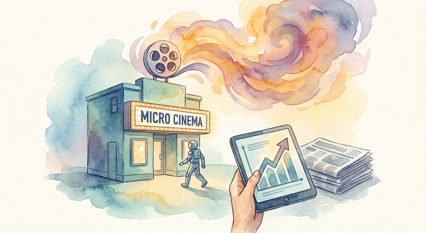Illustration for Micro-Cinema Is Back and It's Beating Netflix: How 2025's Independent Screening Culture Became the New Gallery Opening